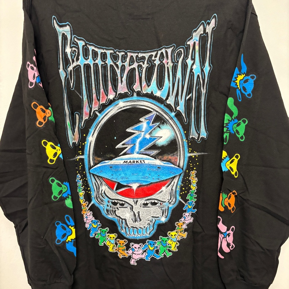 New Grateful Dead Bear Chinatown Market Long-sleeve Tee Size M